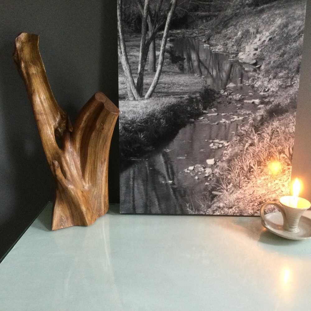 Sculptural Wood Decor